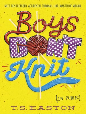 cover image of Boys Don't Knit